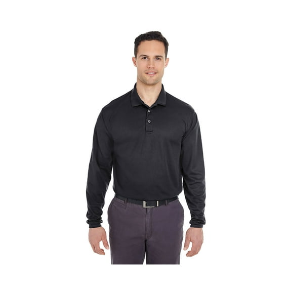 Ultraclub Men's Moisture Wicking Piqué Polo Shirt, Style 8210LS