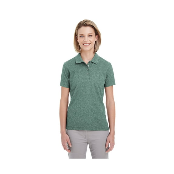 Ultraclub Women's Heathered Pique Polo, Style UC100W