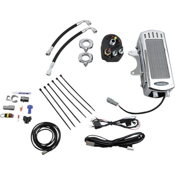 Ultracool SMS-1C Frame Mounted Oil Cooler Kit - Chrome