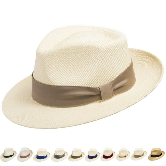 Ultrafino Genuine Havana Retro Panama Straw Hat Classic Lightweight ALL SIZES