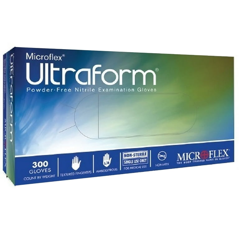 Ultraform Disposable Nitrile Exam Glove Standard Cuff Length