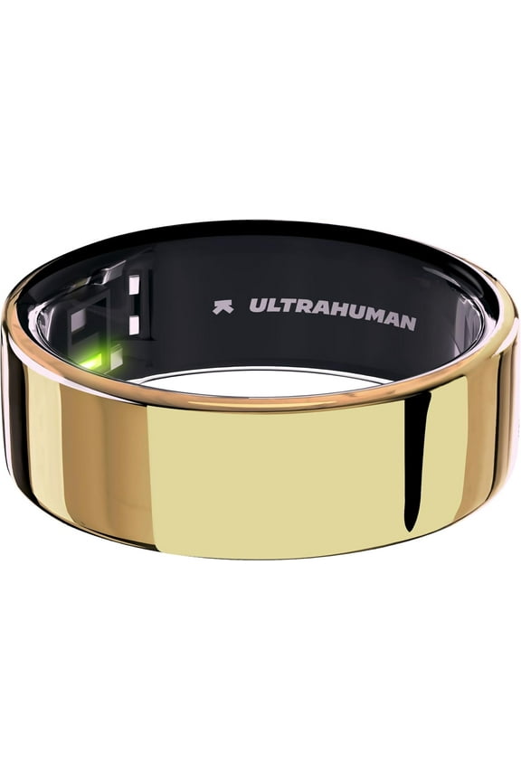 Ring AIR Size 14 - World’s Lightest Sleep-Tracking Wearable - Bionic Gold (No Monthly Subscription)