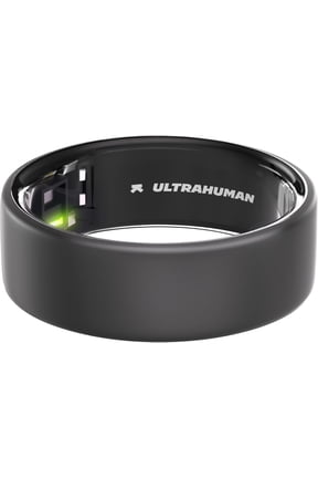 Ring AIR Size 5 - World’s Lightest Sleep-Tracking Wearable - Matte Grey (No Monthly Subscription)