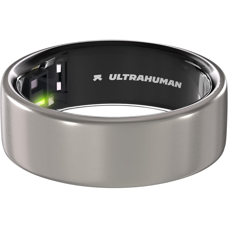 Ultrahuman Ring Air チタン 7号 Ultrahuman Ring AIR Size 7 - World's Lightest Sleep-Tracking