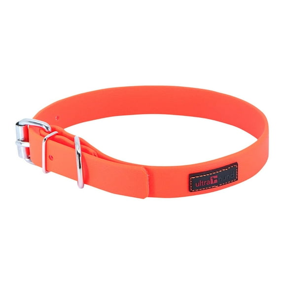 Ultrahund Play Regular Dog Collar 3/4" Wide, Fits 10.5" to 13.5" (Orange)