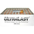 thumbnail image 1 of Ultralast Aa Alkaline Battery Bulk - 100 Pack, 1 of 1