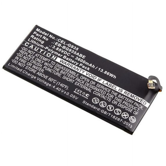 Ultralast CEL-G935 3.8V & 3600 mAh Replacement Battery Rechargeable Li-ion Battery for Samsung - EB-BG935ABA, EB-BG935ABE