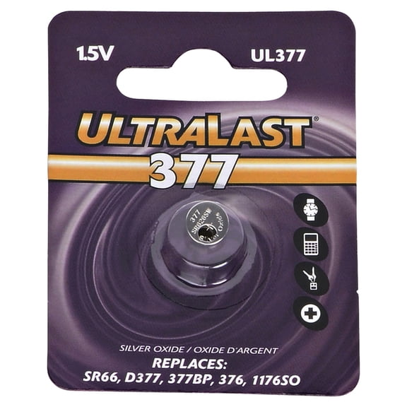 Watch Battery V377 Silver Oxide Cells