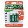 thumbnail image 1 of Ultralast Ulghp4aaa Green High- Reables Aaa Nimh , 4 Pk, 1 of 2