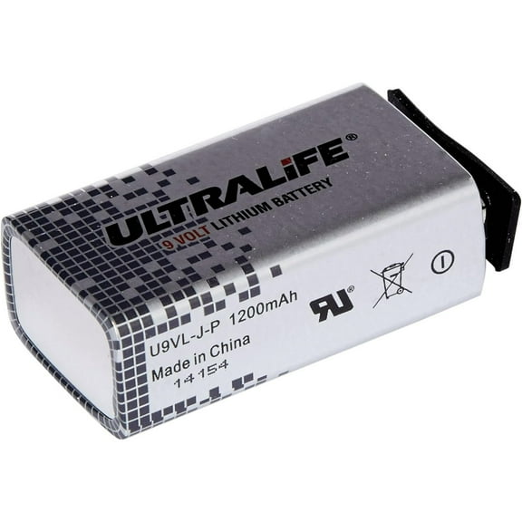 Ultralife U9VL-J-10CP 9V Lithium Battery Contractor Pack