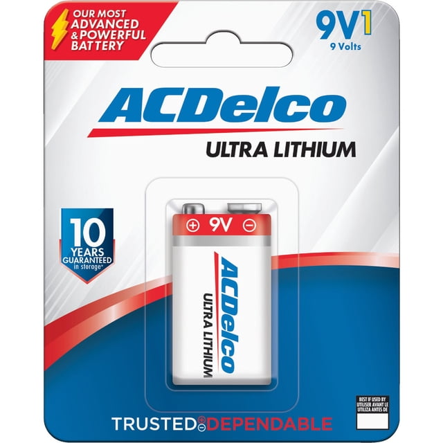 Ultralife U9VLJPXC Lithium Battery, 9V, For Smoke/CO Detector - 1 Piece ...