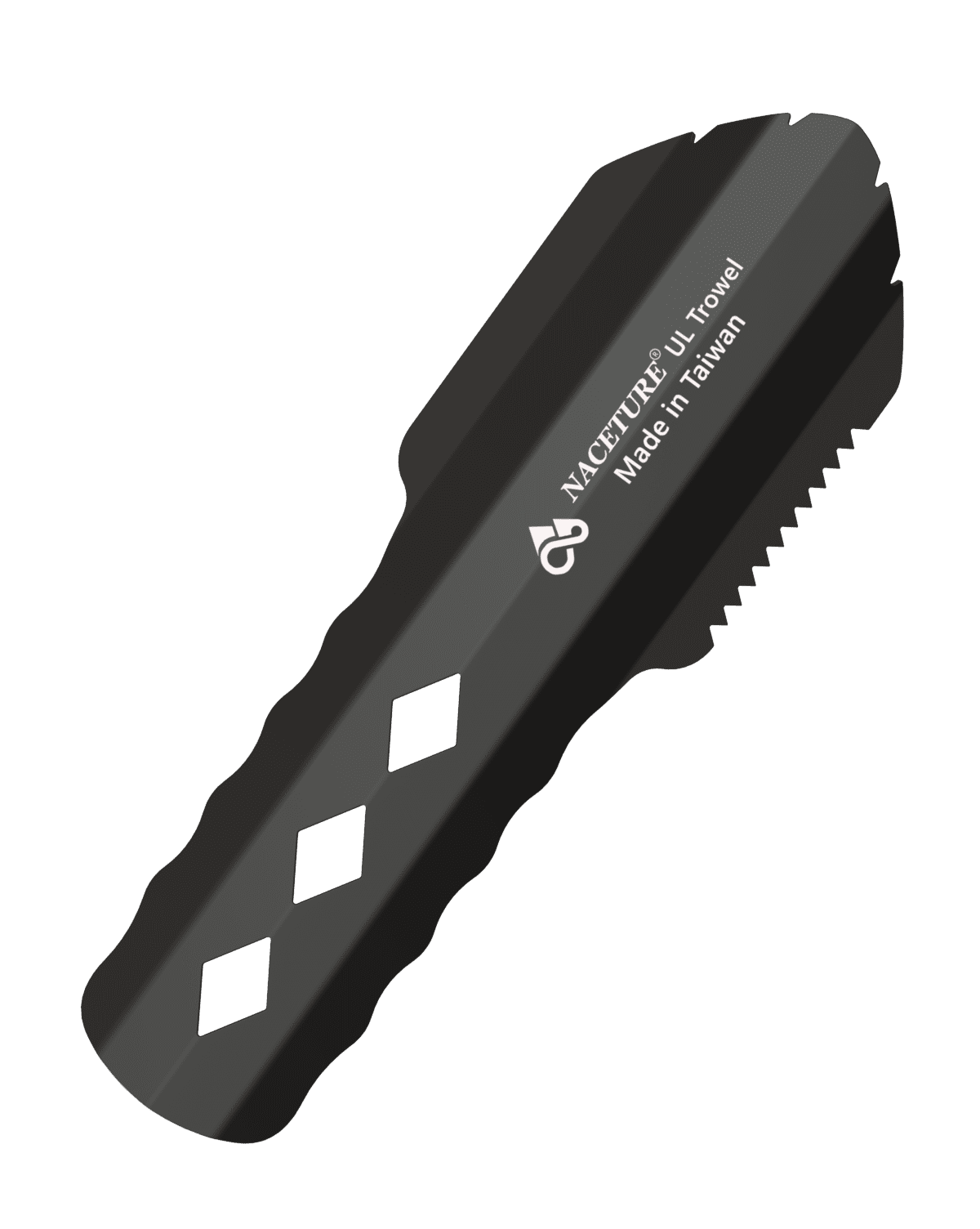 Ultralight Aluminum Backpacking Trowel Black 1 Pcs Potty Multitool Essential for Hiking Camping