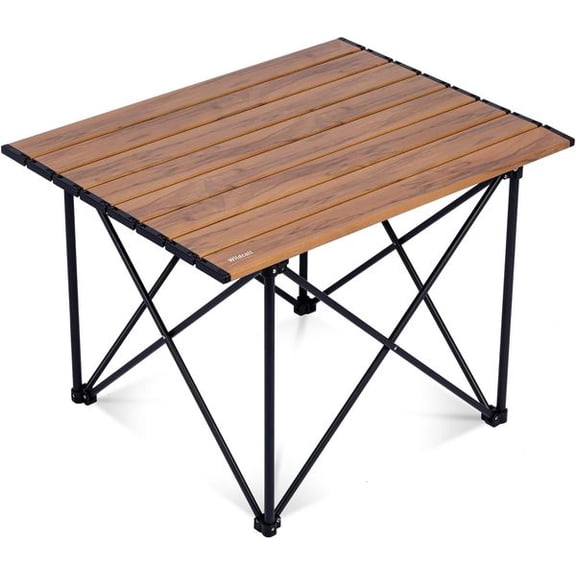 Ultralight Aluminum Folding Camping Table with Carry Bag, Compact Portable Beach Table for Outdoor Picnic, BBQ & Cooking