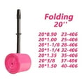 mountain bike tube sizes
