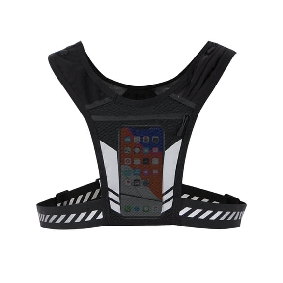 Unbranded Savior 1.5 L Hydration Pack with Phone Storage & Water Bottle StorageBlack
