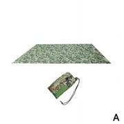 Outdoor Ultralight Tarp Camping Survival Sun Shelter Multifun Waterproof Beach Beach Rain Shelter Mat Sunshade 100*145CM Canopy L1H5