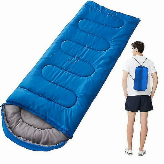 Ultralight Camping Sleeping Bag - Waterproof & Winter Warm - Adult Size