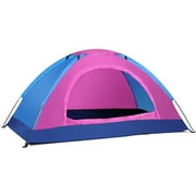 Ultralight Camping Tent with Shelters Carry Bag for Backpacking Trip Hiking Pink 1 person