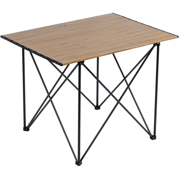 Ultralight Compact Folding Camping Table with Carry Bag X-Large Reinforced Nature