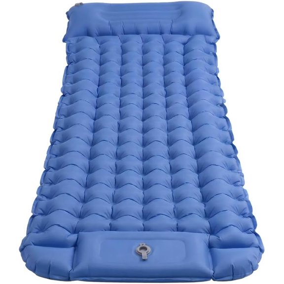 Ultralight Compact Inflatable Sleeping Pad with Built-in Pump for Camping Hiking