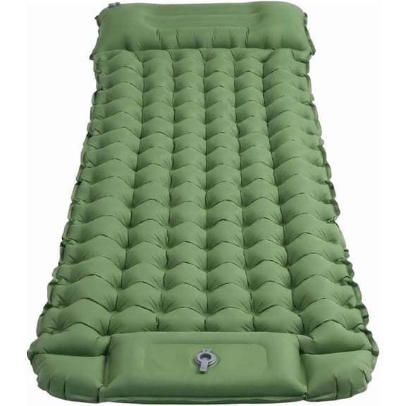Ultralight Compact Inflatable Sleeping Pad with Built-in Pump for Camping Hiking