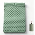 thumbnail image 1 of Ultralight Double Camping Mattress, 2-Person Inflatable Sleeping Mat with Built Foot Pump & Attached Pillow, Foldable Compact Air Pad for Backpackers, Road Travel, Outdoor Tent, Beach Picnic, 1 of 15
