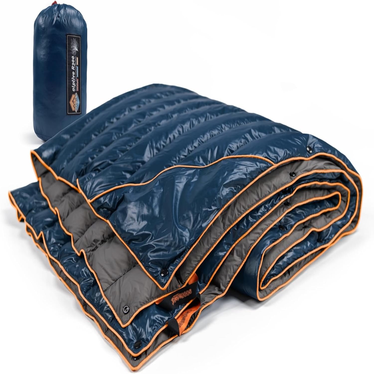 Ultralight Down Camping Blanket 1.35lbs 650 Fill Power Puffy Quilt