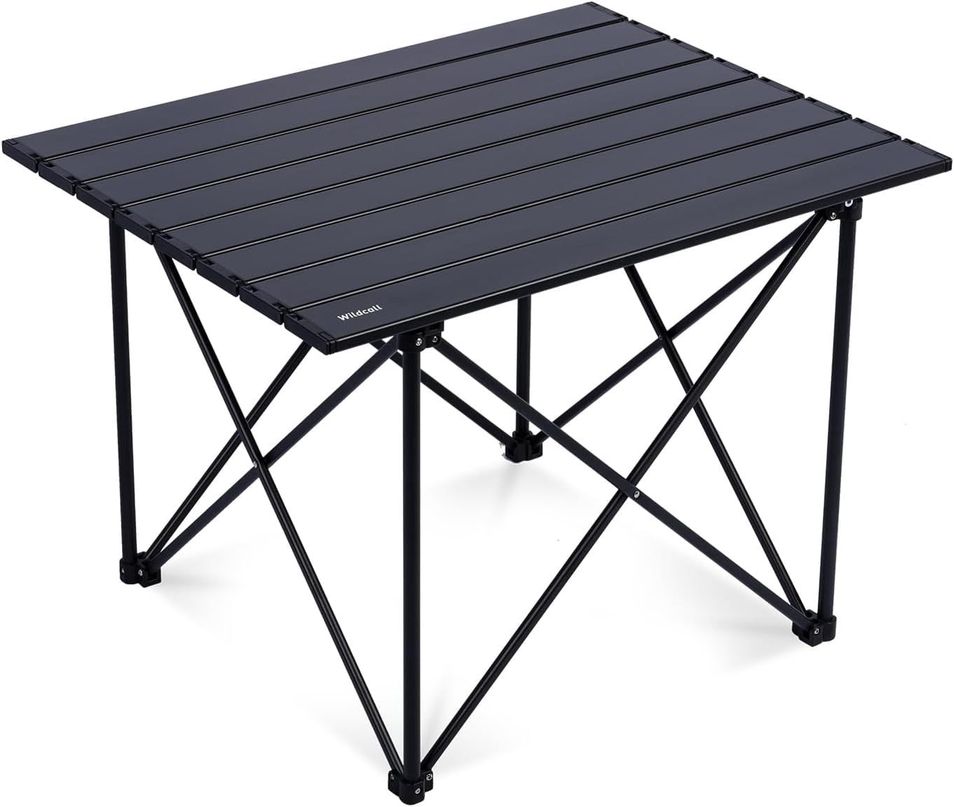 Ultralight Foldable Aluminum Camping Table, Triangular Support Heat Waterproof Portable Outdoor Table with Snap Lock Nylon Hinges Supports 88lbs, Carry Bag Included for Camping Beach Fishing