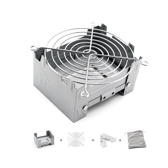 Ultralight Folding Alcohol Stove Set German Style Portable Camping Burner with Windproof Side Plates Compact Pocket Survival Gear for Backpacking Hiking BBQ Outdoor Cooking