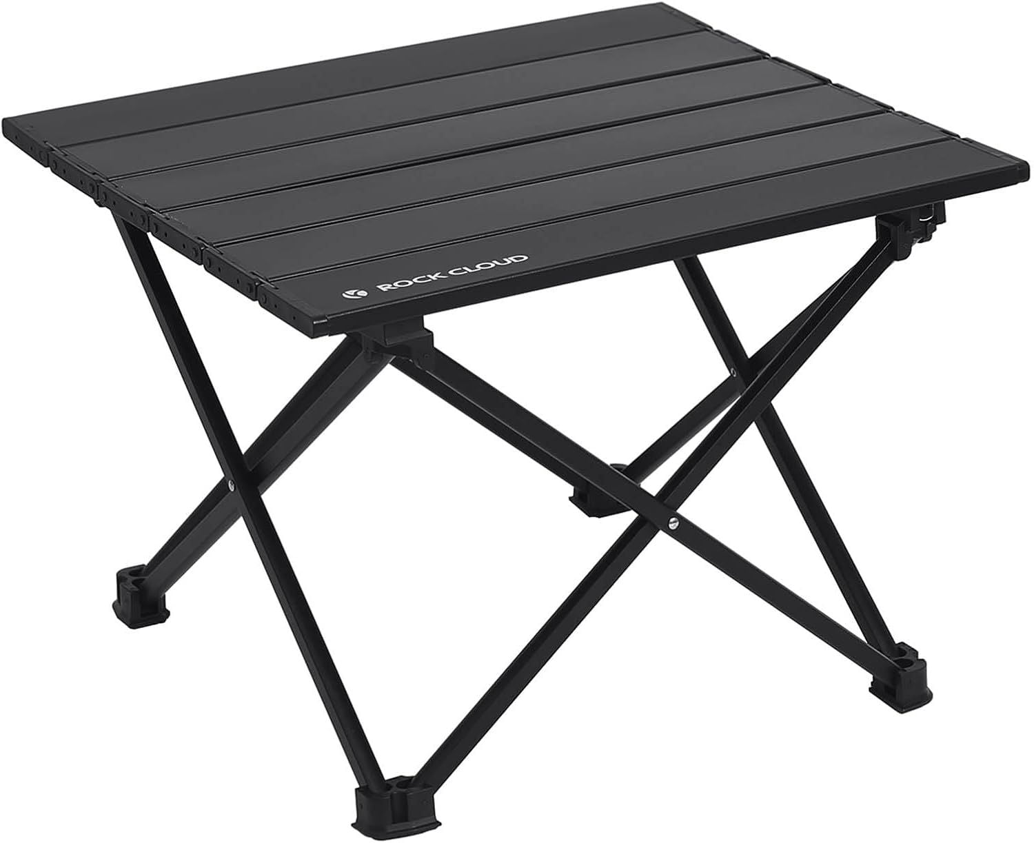 Ultralight Folding Camping Table, Aerospace Aluminum Backpacking Table with Detachable 600D Poly Storage Bag, Upgraded Nylon Hinges Supports 60 LBS for Hiking Fishing Picnic Beach