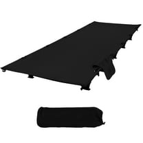 Ultralight Folding Military Cot - Portable Compact Outdoor Bed with Strong Support, Multiple Colors for Camping, Hiking, Mountaineering