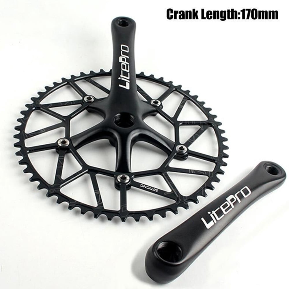 Ultralight Hollow 130BCD 50-58t crankset Chainring bicycle 170mm crank ...