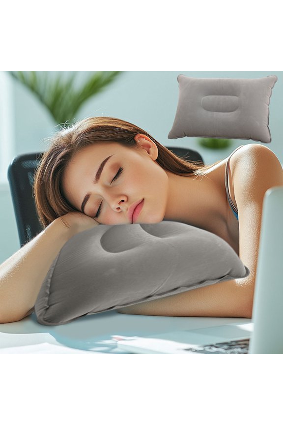 Ultralight Inflatable Backpacking Camping Pillow - Compact, Ergonomic, Durable for Lumbar Support, Camp, Traveling,16.93"*10.63"