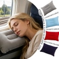 thumbnail image 1 of Ultralight Inflatable Camping Travel Pillow,Flocked Inflatable Nap Pillow for Hiking, Flights and Hiking - #02 Purple[13.39"×3.93"×8.66"], 1 of 6