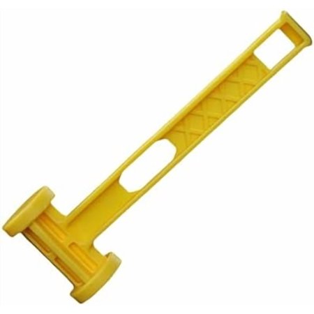 Ultralight PE Camping Hammer with Stake Puller Hole, Multifunctional Portable Tool for Tent Stakes, Comfort Grip, Durable No Scratch Design-Tool for Hiking, Mountaineering, Beach