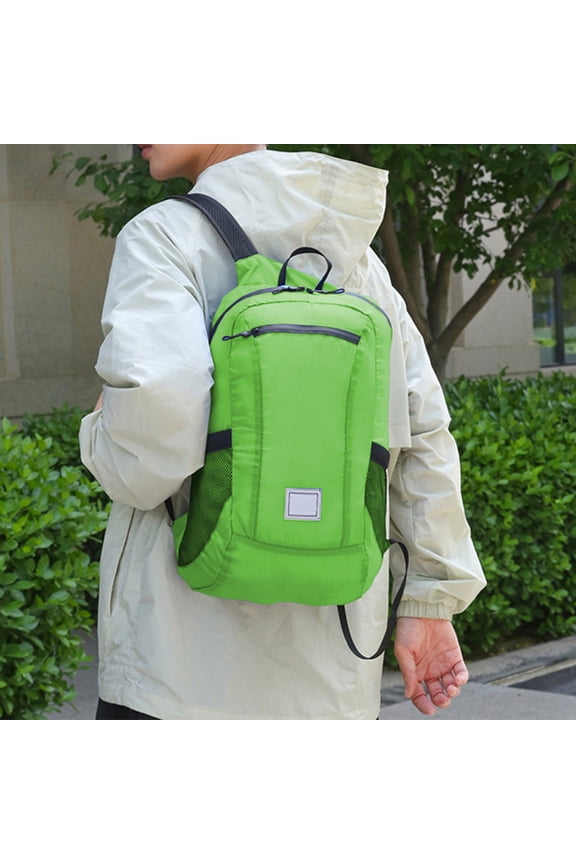 Ultralight Packable Backpack, Foldable Daypack for Outdoor Travel Hiking, Water-Resistant Polyester, 1-Pack