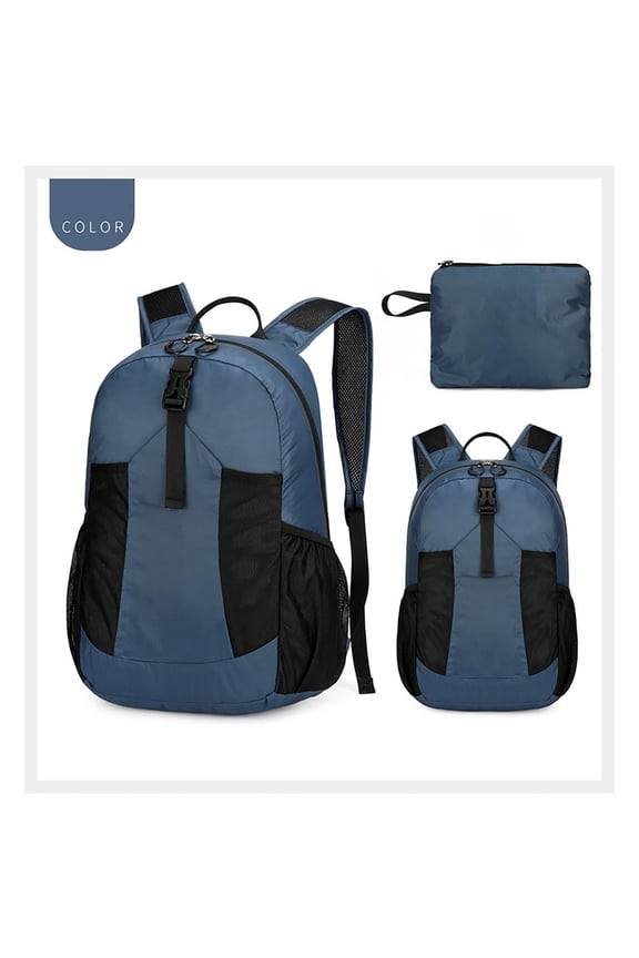 Ultralight Packable Daypack, Foldable Waterproof Backpack, 20D Nylon, Large Capacity for Travel, Hiking, Shopping & Daily Commute