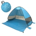 thumbnail image 1 of Quick Setup, Ultralight 3-Person Beach Tent: UV50+ Safe, Water-Resistant, Portable Shelter, 1 of 20