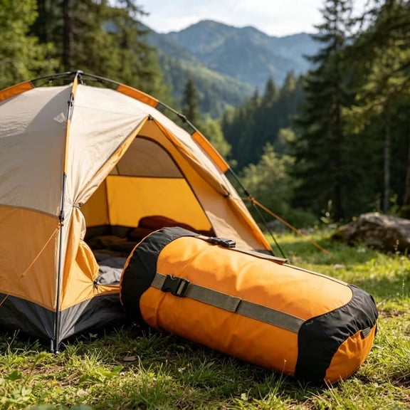 Ultralight Sleeping Bag Compression Sack, Water-Resistant for Backpacking