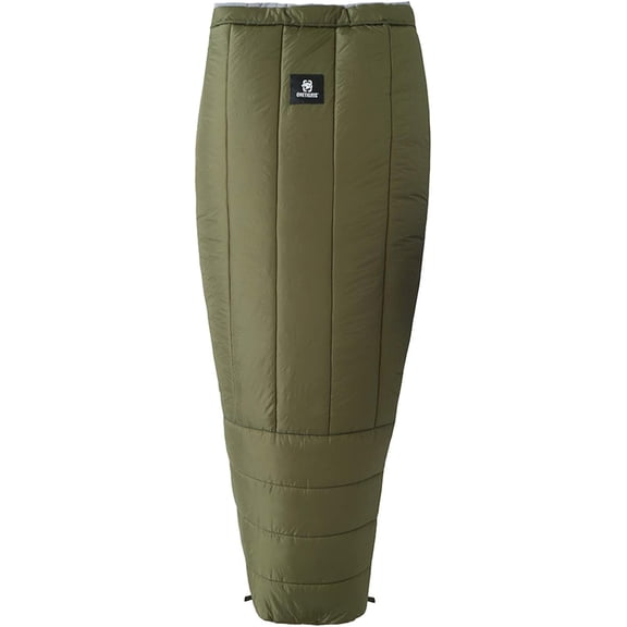 Ultralight Sleeping Quilt 35 oz 40 Degree with Footbox for Hammock or Backpacking OD Green