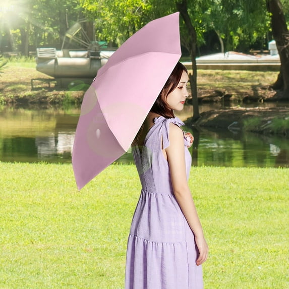 Ultralight Sun Umbrella | Compact Mini Capsule Design | Portable UV Protection Parasol | Foldable Travel Rain & Sun Umbrella | Lightweight, Stylish, Fits Bags | 1 Pack