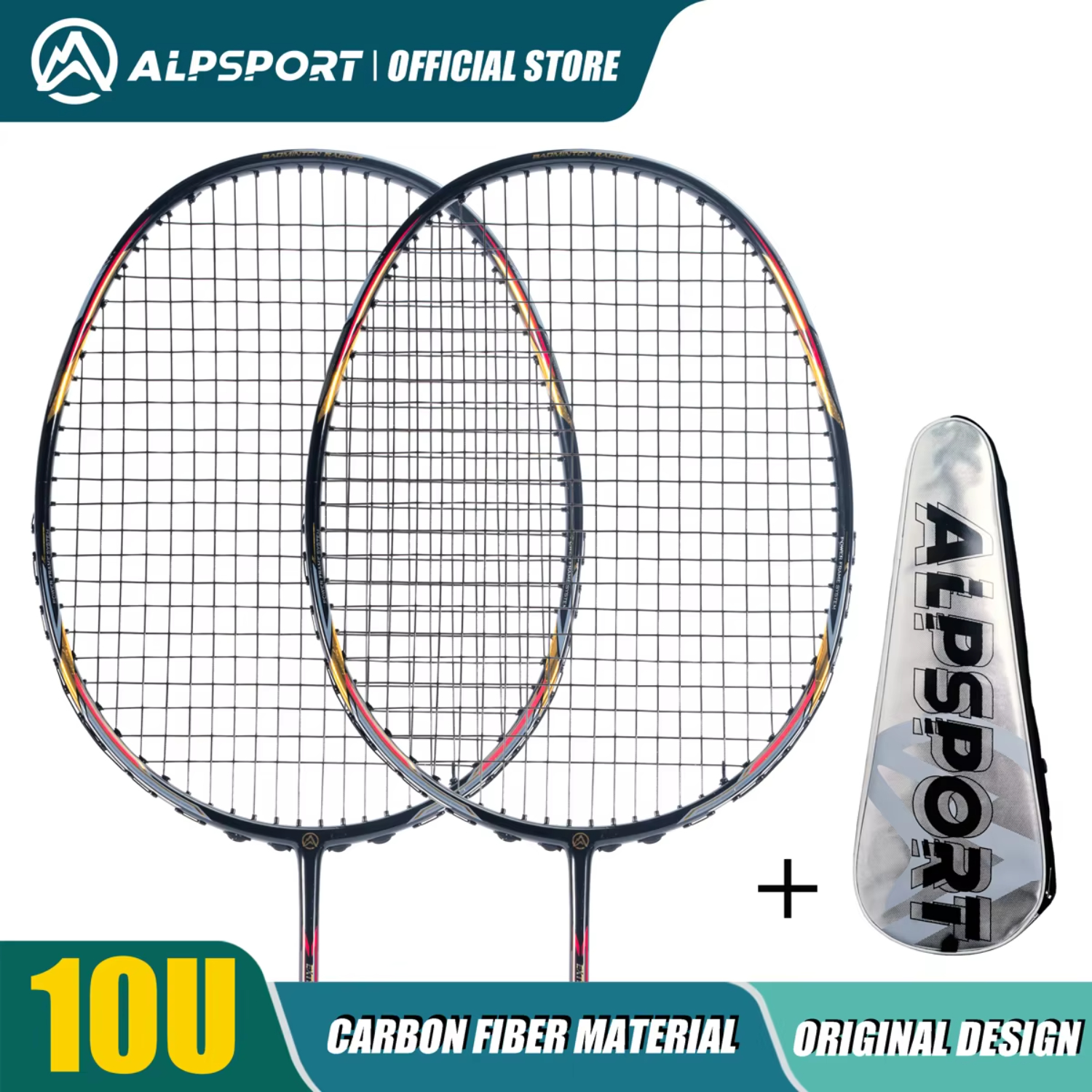 Ultralight T800 Carbon Fiber Badminton Racket AIR 10U Fast Rebound