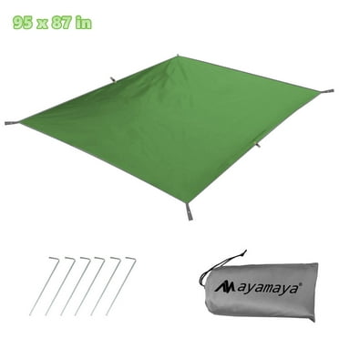 Ultralight Tent Footprint, Waterproof Ground Sheet Mat PU2000 Camping Tarp with Storage Bagfor Hiking, Hammock, Beach