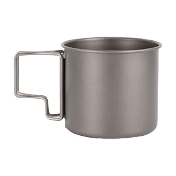 Ultralight Titanium Cup Mug, Outdoor Water Cup, Picnic Water Cup, Utensil,