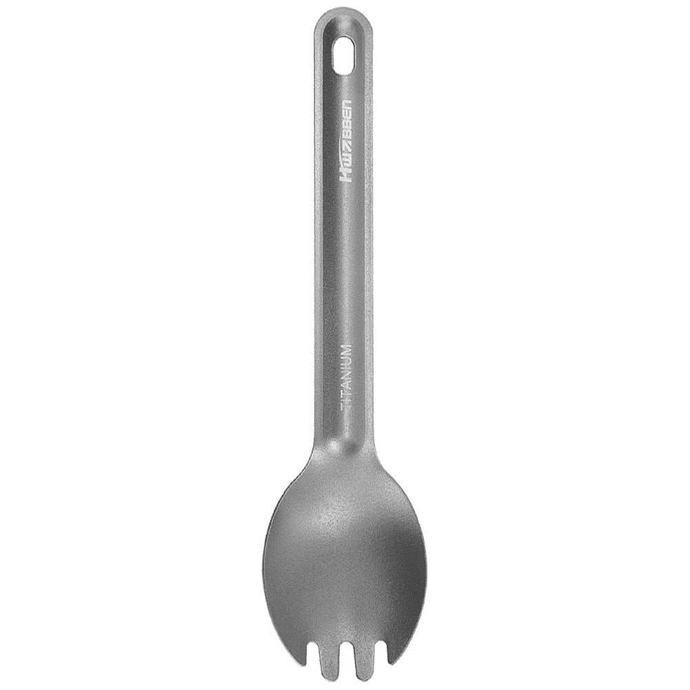 Ultralight Titanium Fork Camping Spoon Spork Tableware Outdoor Spoon