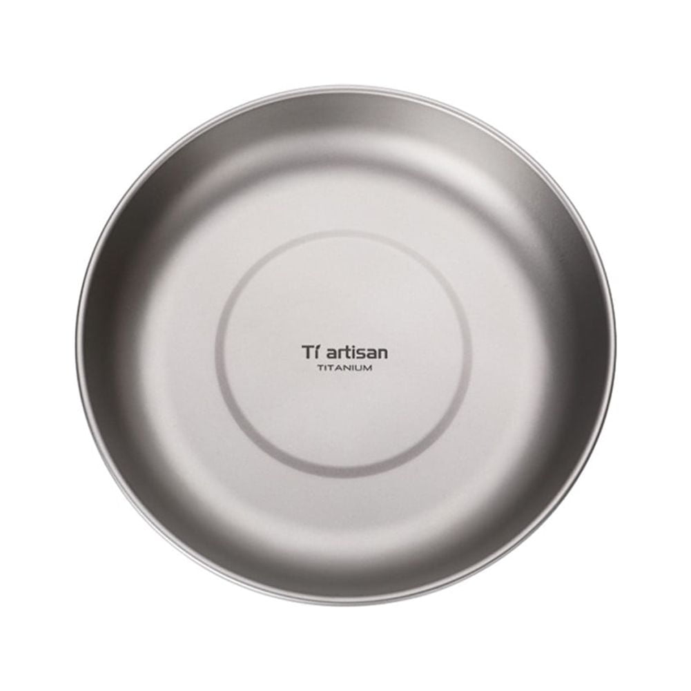 Ultralight Titanium Plate Outdoor Camping Dishes Tableware Picnic