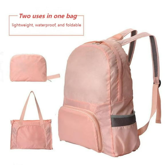 Ultralight Ultra-Thin Foldable Commuter Bag - Portable 2-in-1 Travel Backpack for Outdoor Trips, School Bag for Men, Women & Students