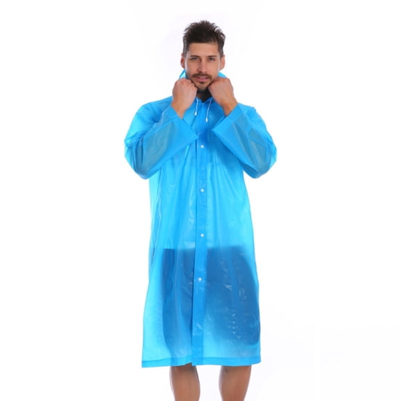 Ultralight Waterproof Hooded Rain Poncho for Men and Women