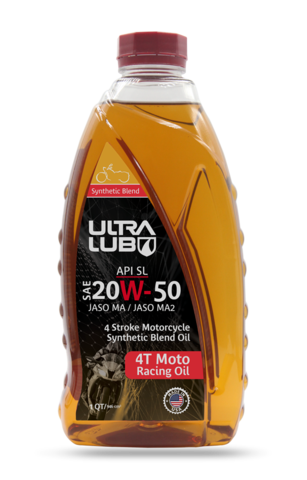 Ultra1Plus SAE 20W-50 Synthetic Blend 4T Engine Oil, API SL, JASO MA2 Gallon