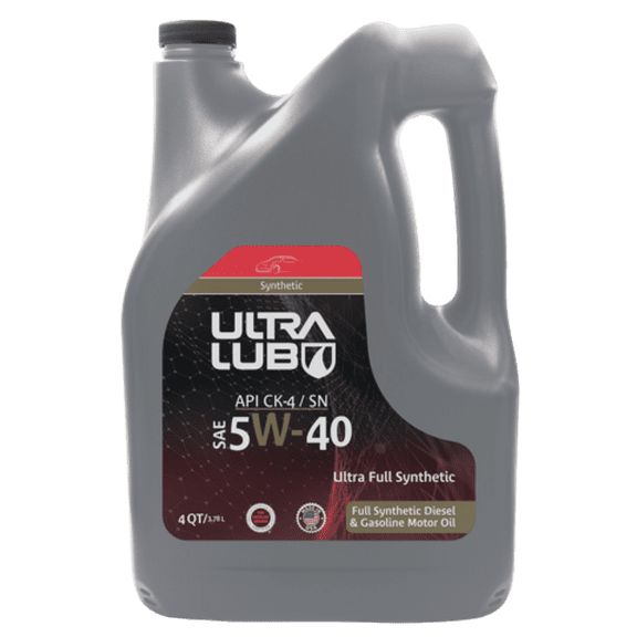 Ultra1Plus SAE 5W-40 Full Synthetic Heavy-Duty Motor Oil, API CK-4/SN